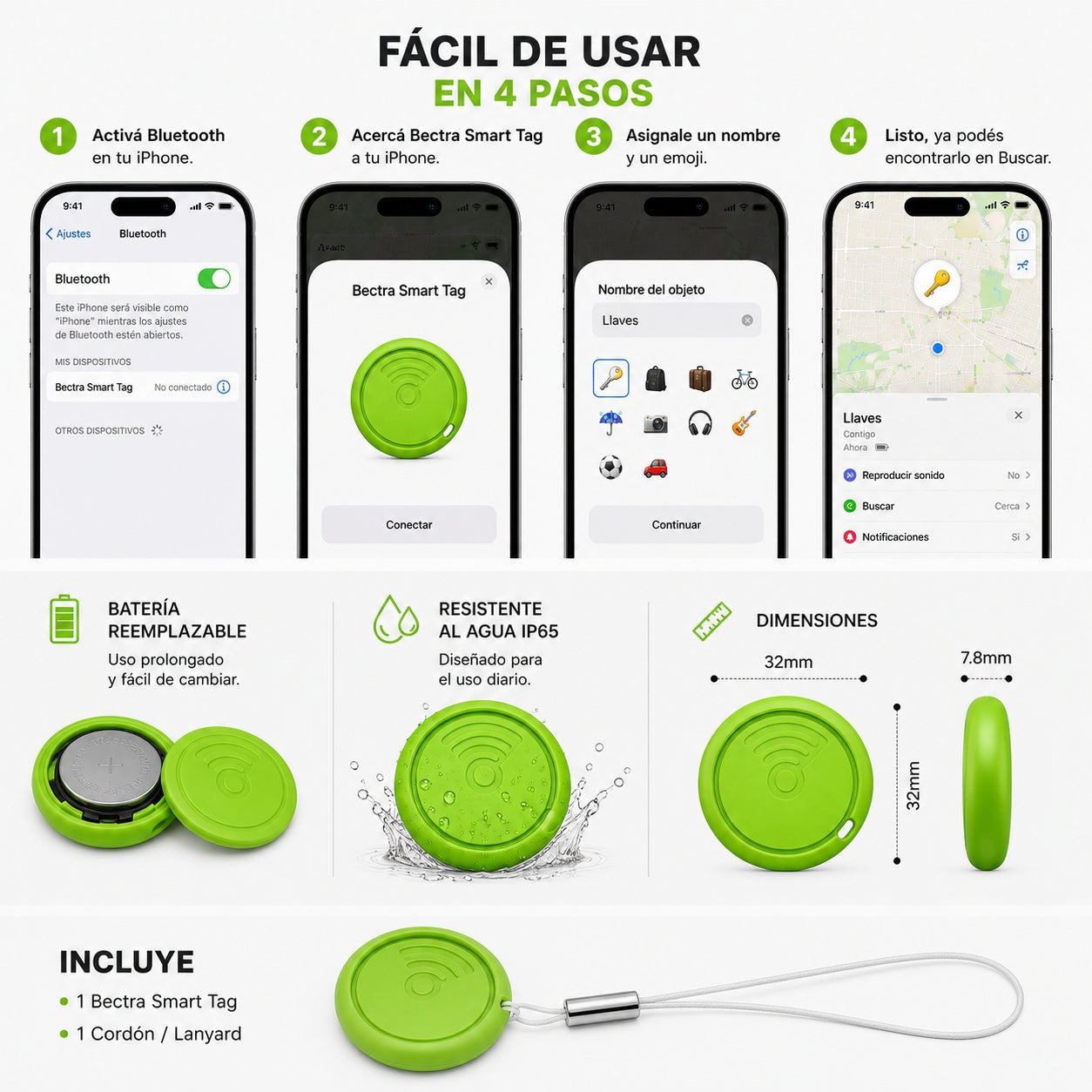 Localizador GPS Portatil Bectra
